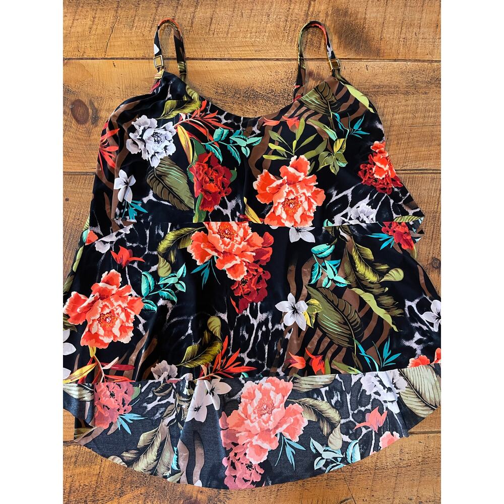 Floral Women's Swim Top